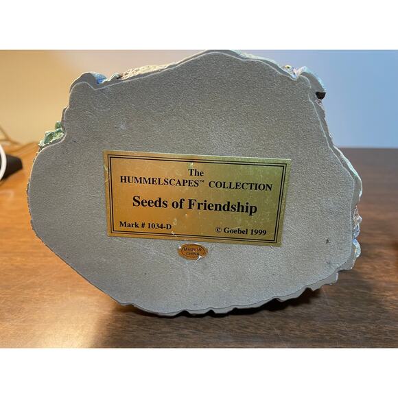 Goebel Hummelscapes Collection “Seeds of Friendship” 1999 Figurine. Read Details - Picture 5 of 8